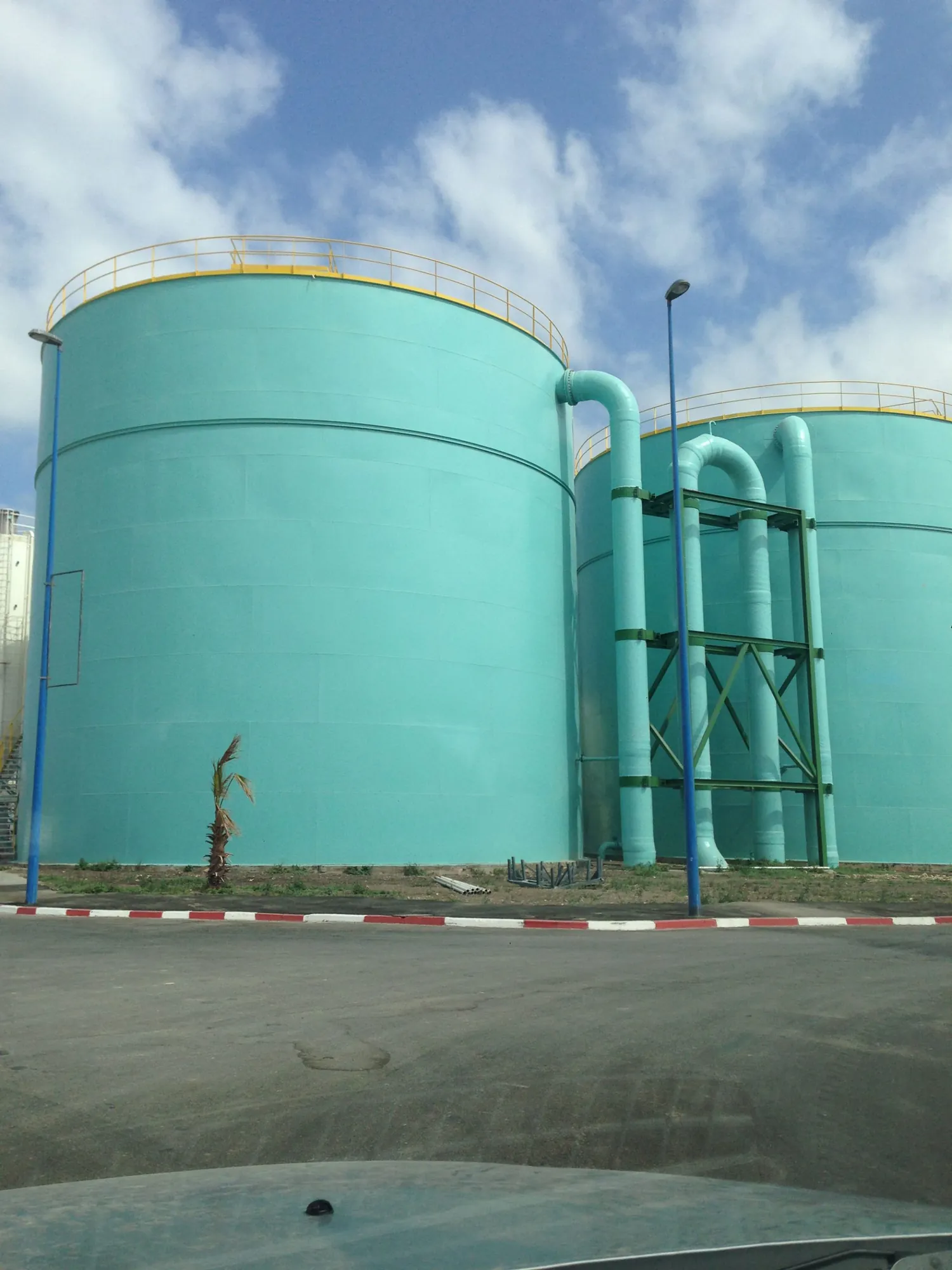Deux bacs d’eau potable de 5000 m³ à Jorf Lasfar