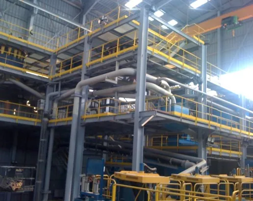 Réservoirs caoutchoutés de l’usine de lavage Merah