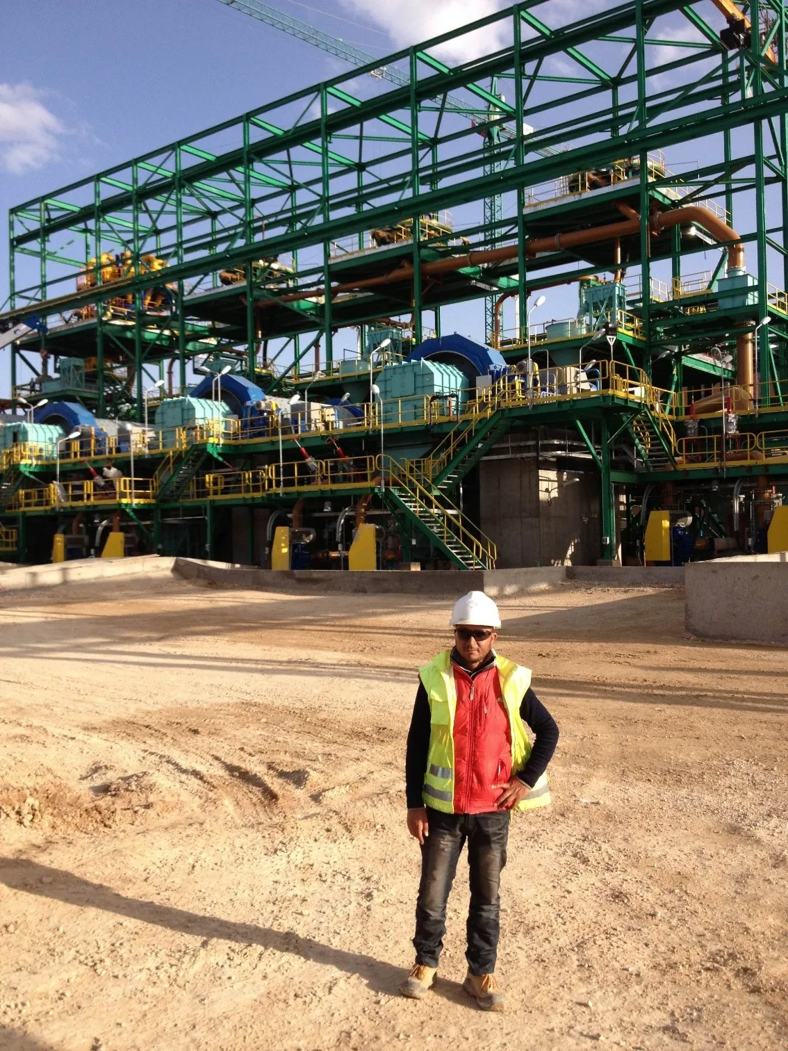 Structure métallique d’adaptation de la laverie Daoui